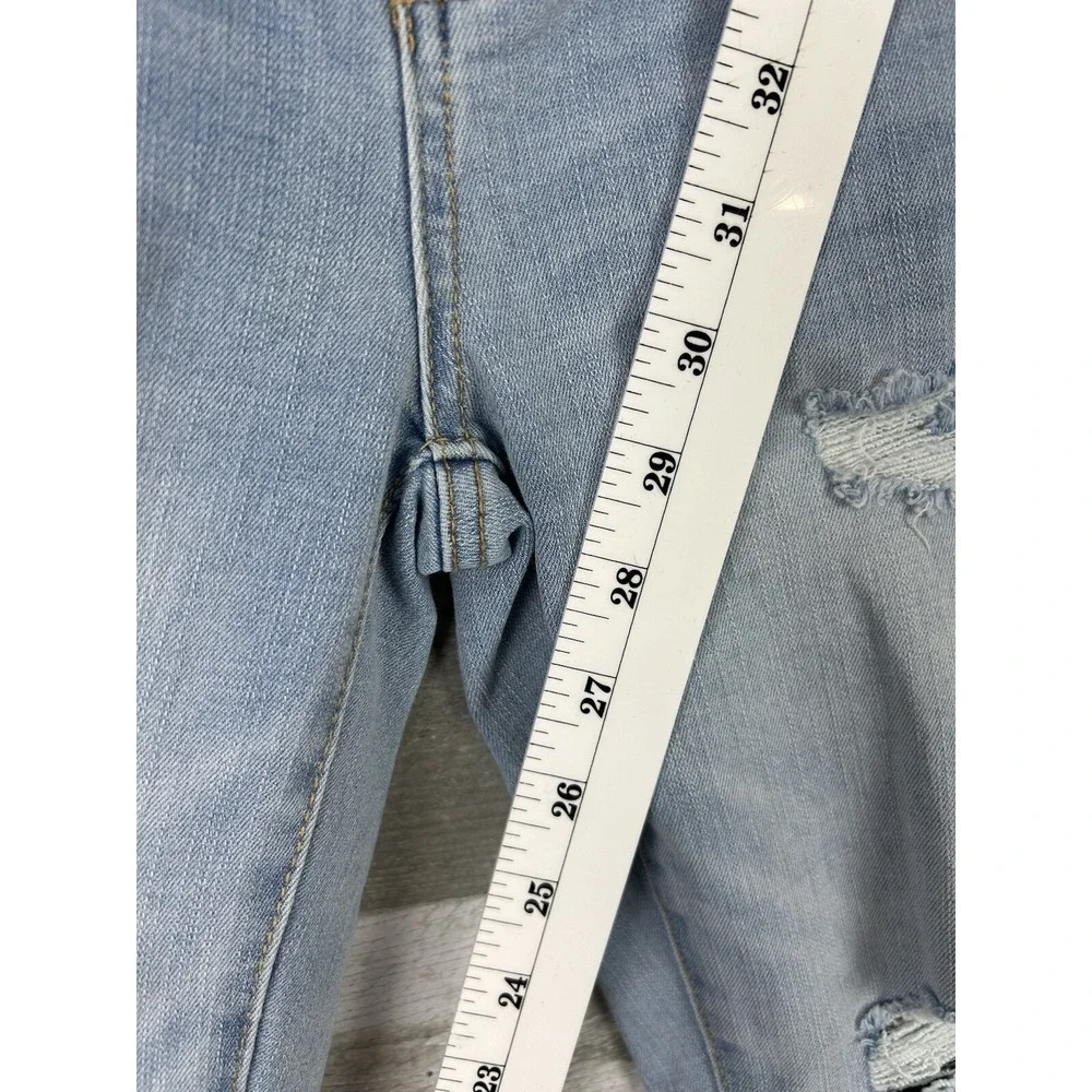 AERO High Rise Jegging Distressed Denim Size 0